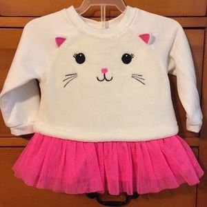 The Children’s Place Kitty ruffle sweatshirt